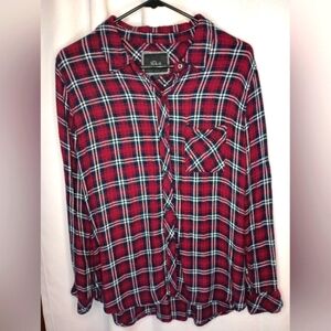 Rails Red and Blue Plaid Button Down Shirt
